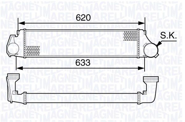 MAGNETI MARELLI Интеркулер 351319203420